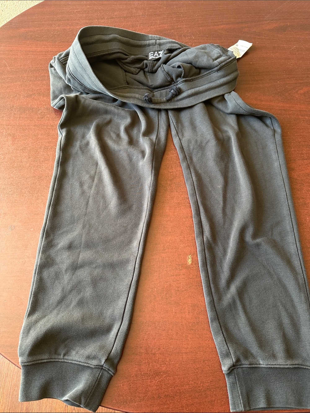 Emporio Armani Men's Black Jogger Sweatpants